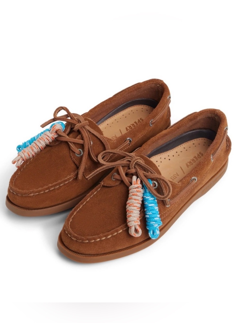 Womenโs Sperry/ Aritzia NWT Brown/BRUN Suede Moccasin Loafers included box